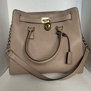 MICHAEL KORS Hamilton Large Leather Bag